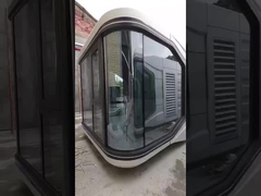 Fireproof Capsule Prefabricated Glamping Pods Homes 29.6m2