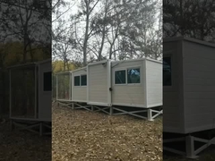 Fast Installation 20FT Premade Houses Grade 8 Earthquake Resistance Plywood Or PVC Flooring Easy