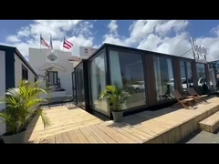 Foldable Modular Collapsible Container Homes Fireproof Mobile Living Space