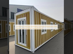 Container Hotel Fast Assembly Container House with Steel Frame and Rock Wool Sandwich Panel