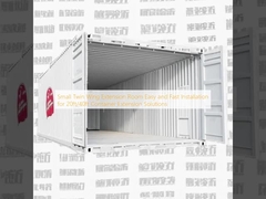 Small Twin Wing Extension Room Easy and Fast Installation for 20ft/40ft Container Extension Solutions