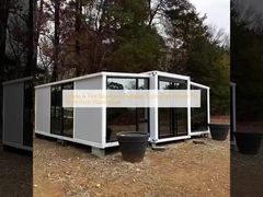 Grade A Fire Resistant Foldable Container House for Workshop Warehouse
