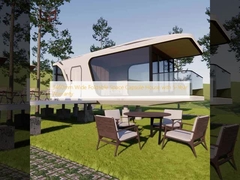 3460mm Wide Foldable Space Capsule House with 5-Year Warranty