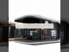 500kg Space Capsule House with Solar Panels and LED Lighting