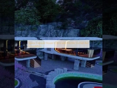 Space Capsule House 8 Tons with Electric Curtain No Foundation