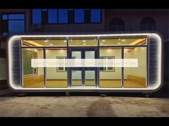 Sliding Foldable Apple Cabin 20㎡ Capsule House 5.4 Tons