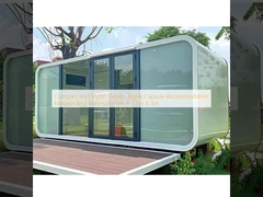 Compact and Stylish Design Apple Capsule Accommodation Modern And Minimalist 6m X 3.3m X 3m