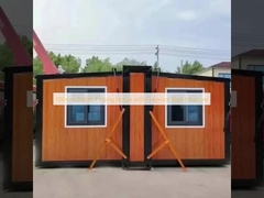 700mm Prefab Folding House with Fireproof Steel Structure
