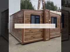 Customizable Prefab Folding House 40ft HQ with Thermal Insulation