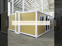 Customizable Prefab Folding House 700mm Modular Design Fireproof