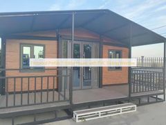 Fireproof Prefab Folding House with PVC Sliding Window