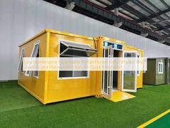 Low Maintenance Expandable Prefab Homes with 2 KN/m2 Floor Loading and Waterproof Edges for Quick Installation